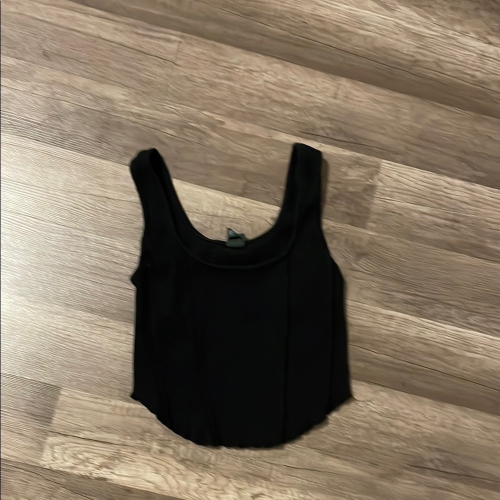 Women's Black Sleeveless Top